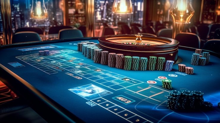 Betting interface for live baccarat on mobile